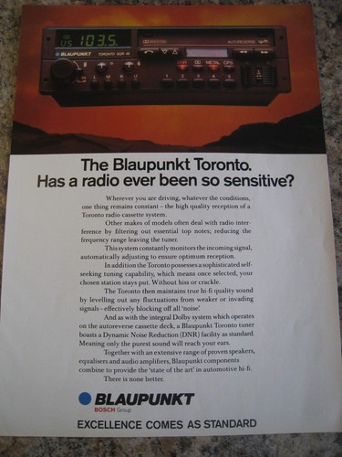 Blaupunkt toronto bosch - bosch, group