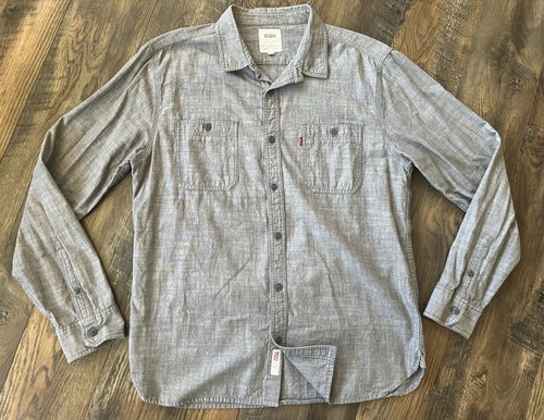 Camicia uomo levis grigia con - uomo,
