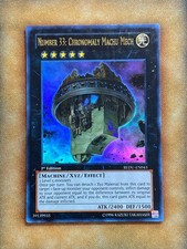 Yugioh Numero 33: Cronomalia Machu Mech REDU-EN043 Ultra Rara 1° Edizione NM