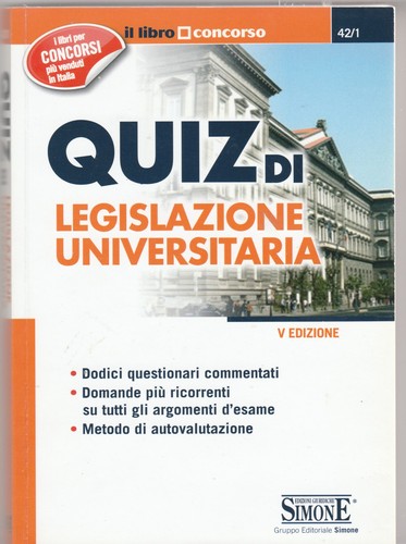 Quiz legislazione - quiz,