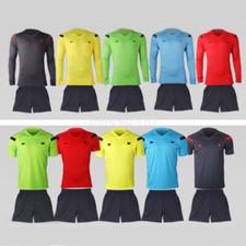 Set Pantaloni Uniformi Maglia Arbitro Calcio Calcio Uomo Adulto Giovanile Activewear