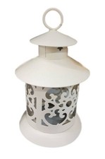 PortaCandela Porta Candela Lumino Lanterna Metallo Bomboniera Matrimonio dfh