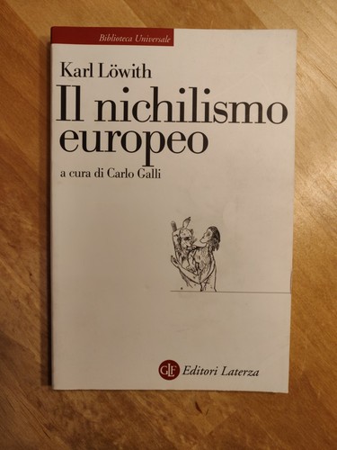 Karl lowith nichilismo - karl,
