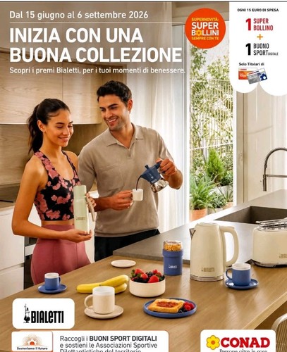 Bollini bialetti conad - 20,