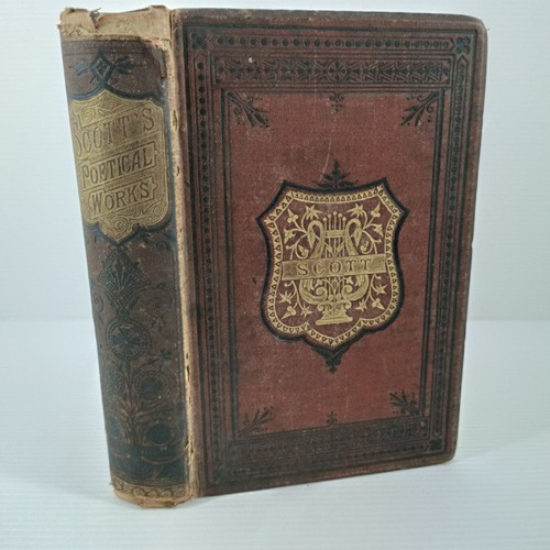 Scott poetical works - poetical, sir