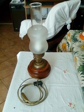 abatjour base  in legno e