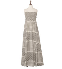 Maxi abito cotone fornarina - maxi, in