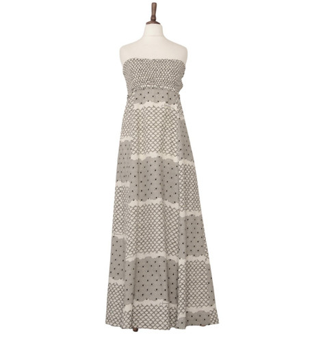 Maxi abito cotone fornarina - in,