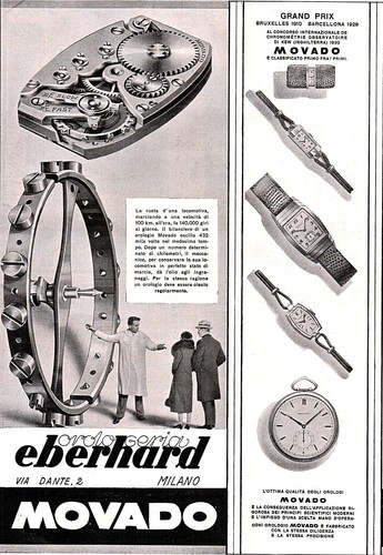 Pubblicita 1931 orologi - pubblicita',