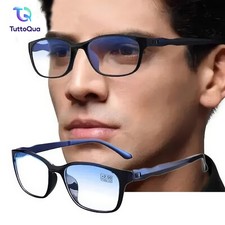 Occhiali da Lettura Uomo Donna Anti Luce Blu Miopia Presbiopia Scegli Diottrie