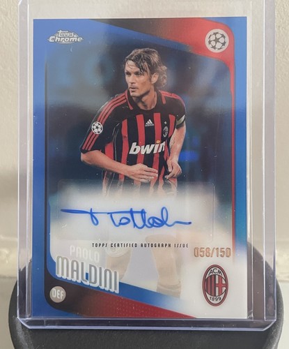 Paolo maldini topps - paolo, chrome