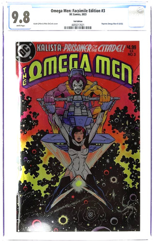 Omega men foil - omega, facsimile