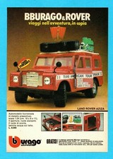 TOP982-PUBBLICITA'/ADVERTISING-1982-BBURAGO&ROVER-LAND ROVER AZIZA-1 foglio