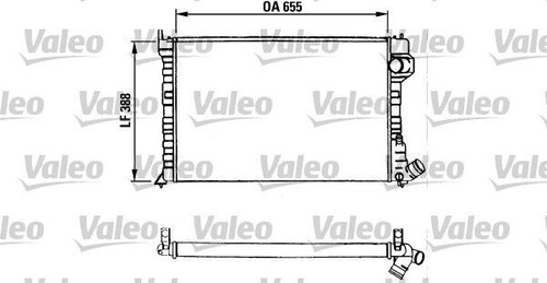 730936 radiatore valeo fiat - radiatore,