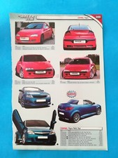 CLIPPING ARTICOLO DI GIORNALE CAR TUNING OPEL TIGRA DA COLLEZIONE - (77)