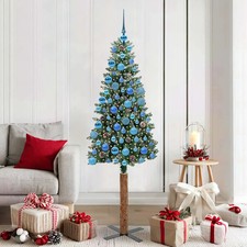 Albero di Natale snodato con 300 LED con supporto Verde 180 cm 099home