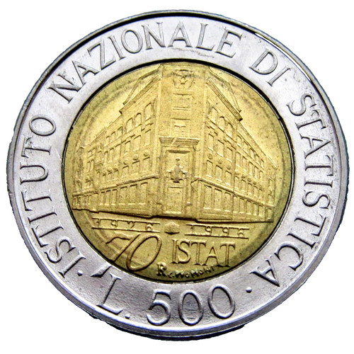 Italy 1996 500 lire - 1996, institute