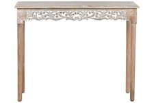 CONSOLLE SHABBY IN LEGNO PER ENTRATA TAVOLO INGRESSO MANGO
