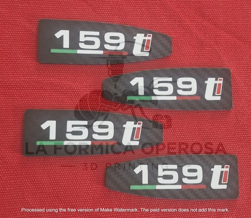 Kit 4pz inserto portiera alfa - kit,