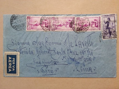 1953 storia postale posta - storia,