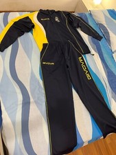 Completo Tuta Givova Scafati Basket Colori Blu e Giallo Taglia XL con Logo