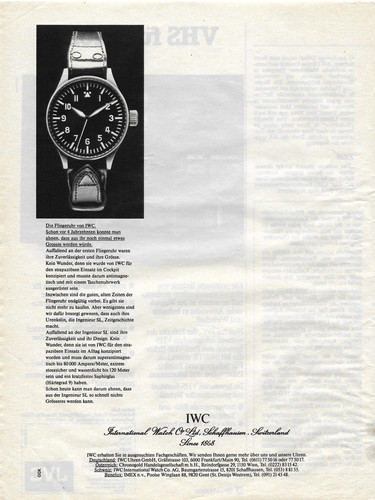 Orologio aviatore iwc anni - aviatore,
