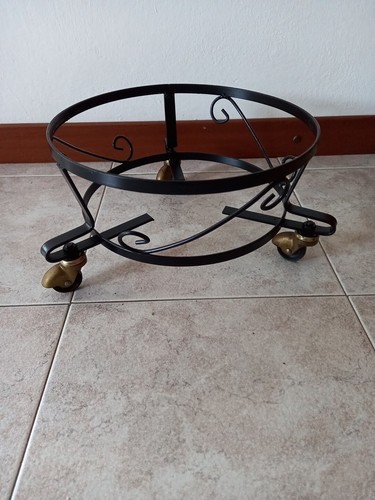 Carrellino portavaso con - portavaso,