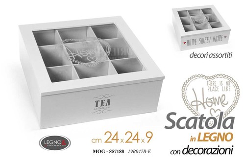 Scatola porta bustine infusi - bustine,