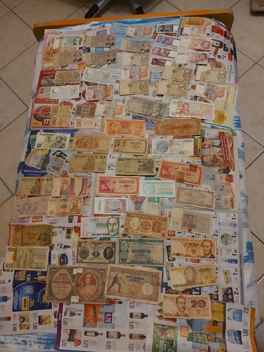 Lotto banconote mondiali ed - 54,