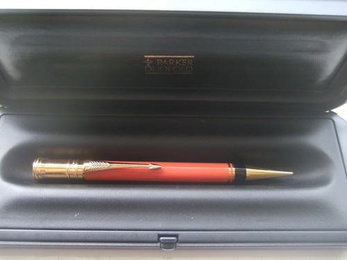 Parker duofold orange t - parker,