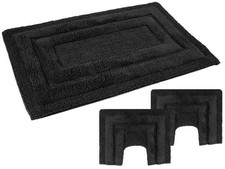 Set 3 pezzi di tappeti bagno