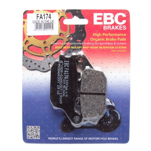 Pastiglie freno organiche ebc - organiche,