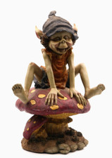 Statuetta Troll Elfo Fungo