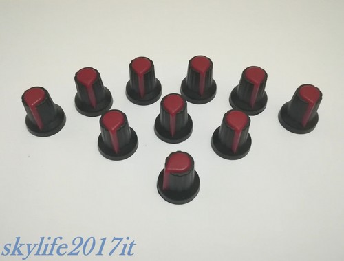 Manopola rossa 6mm per - pz,