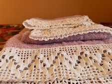 Asciugamano Con Merletto A