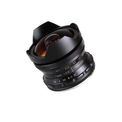 Obiettivo fisheye f2 - obiettivo, 7,5