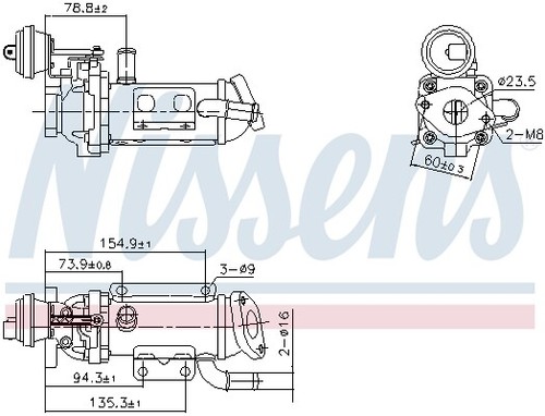 989289 nissens radiatore - 989289,