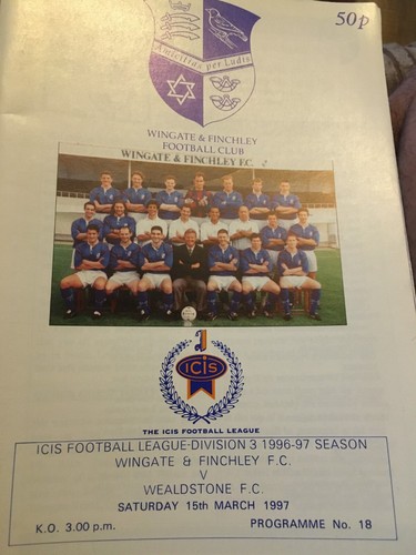 Wingate finchley v - wingate, &