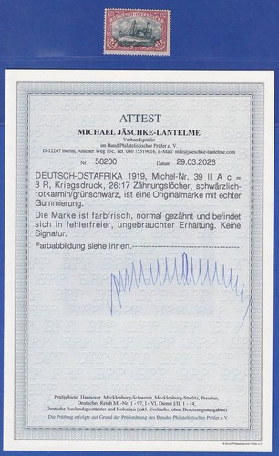 Deutsch ostafrika 1919 - deutsch-ostafrika,
