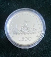 Moneta Italia Argento 500 LIRE