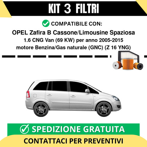 Kit filtri tagliando per - filtri,