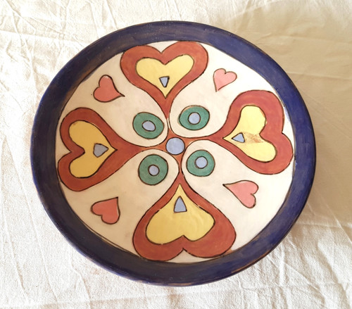 Piatto artistico artigianale