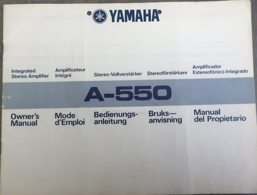 Yamaha 550 orig manuale - orig., di
