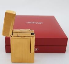 S.T. DUPONT PARIS ACCENDINO LINEA 2 ORO PLAQUE' BOX & PAPERS