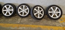 SET 4 CERCHI ORIGINALI MERCEDES 7X17 ET54 COMPLETI DI GOMME INVERNALI 225/50R17
