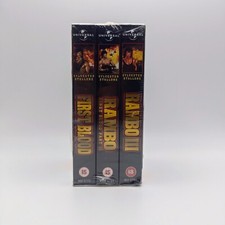 Rambo Trilogy VHS Box Set New