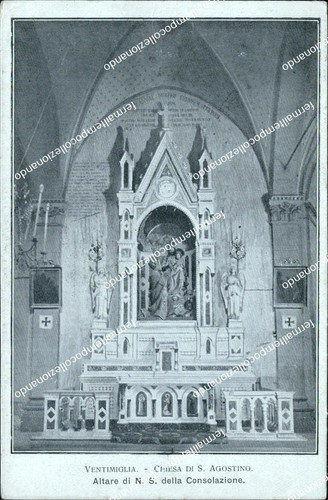 Bq235 cartolina ventimiglia - cartolina,