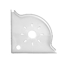 Mensola angolare per acquario per cibo per pesci, supporto decorativo portatile