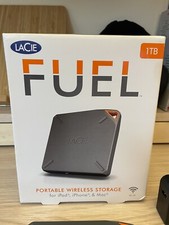 LaCie Fuel da 1TB. HDD Portatile Wireless, Con Lo Streaming Di Film e Musica.