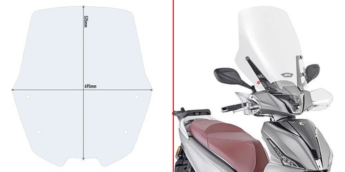 Givi cupolino trasparente 5 - cupolino, 53,5